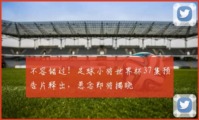 不容错过！足球小将世界杯37集预告片释出，悬念即将揭晓