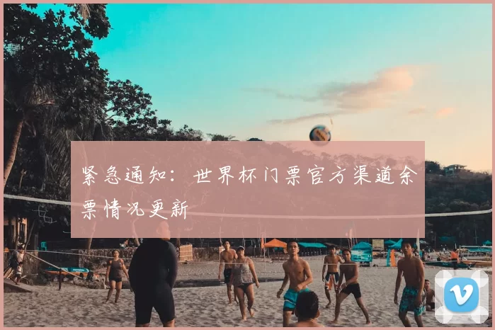紧急通知:世界杯门票官方渠道余票情况更新