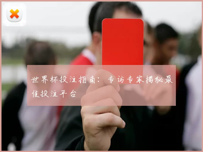 世界杯投注指南:专访专家揭秘最佳投注平台